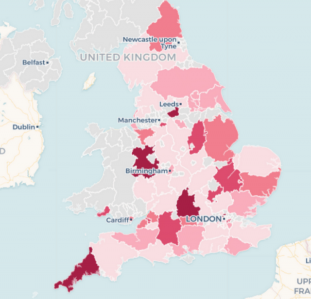 Cornwall has an estimated 72,153 active cases; Across the UK, 3,293,888 people are currently predicted to have symptomatic Covid-19 | 5 JAN 2023 Cornwall has an estimated 72,153 active cases; Across the UK, 3,293,888 people are currently predicted to have symptomatic Covid-19 | 5 JAN 2023